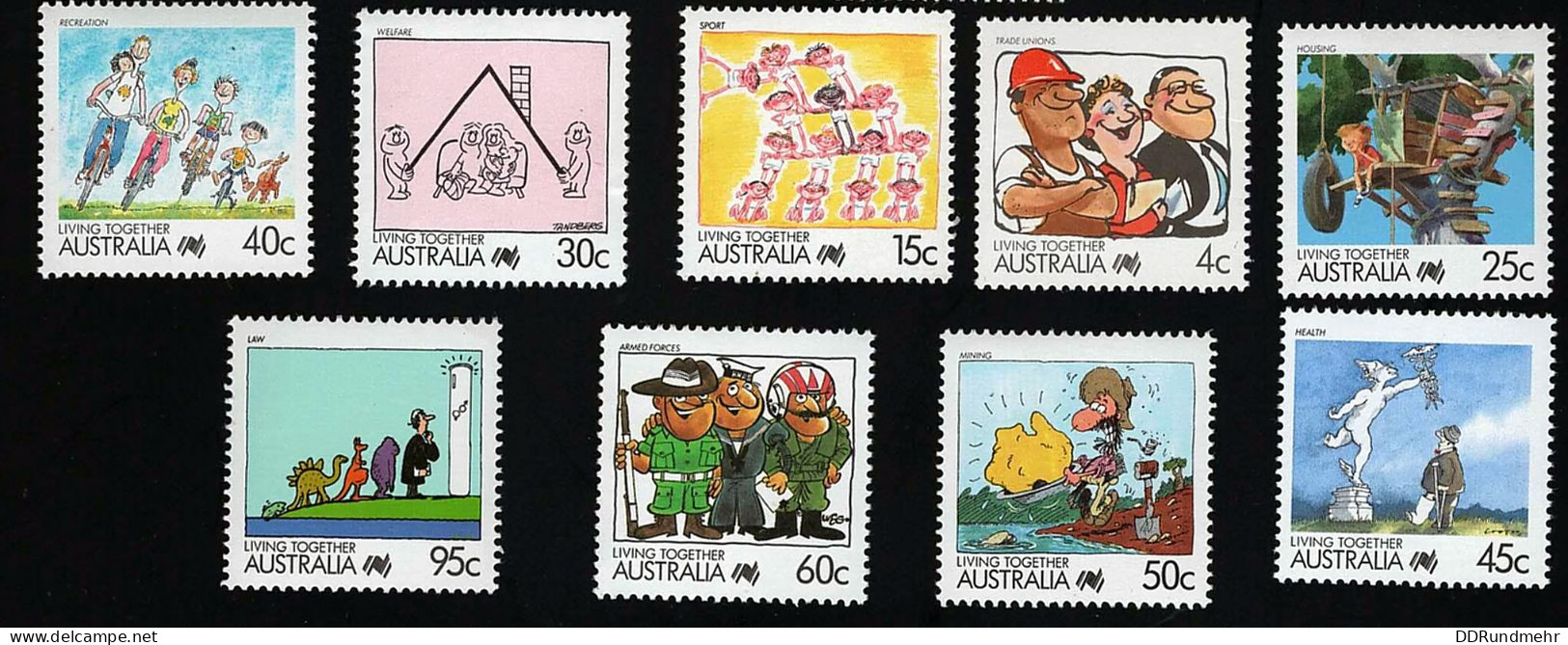 Lot Cartoons Look For Picture Xx MNH - Collezioni