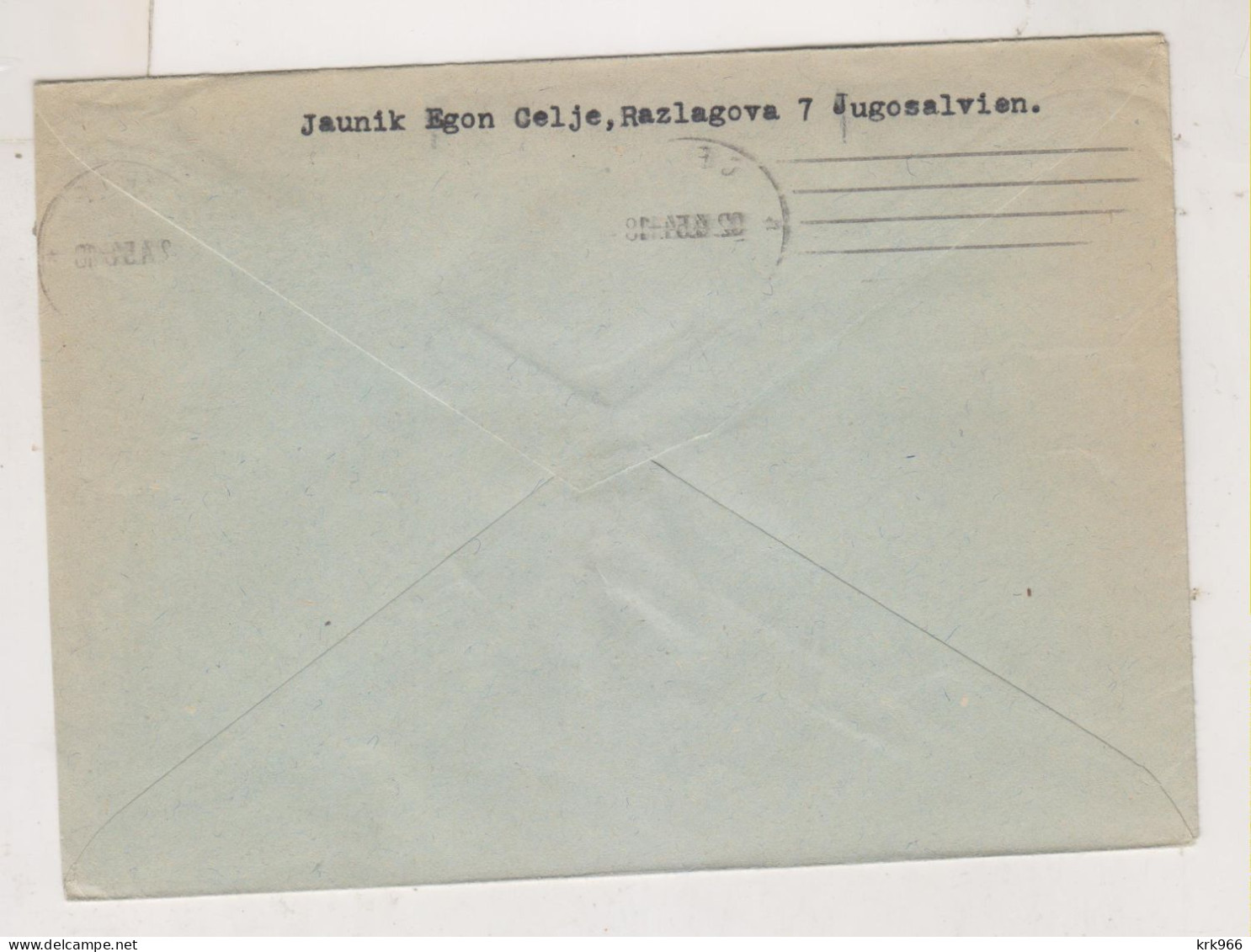 YUGOSLAVIA,1954 CELJE Nice Cover To Austria - Cartas & Documentos