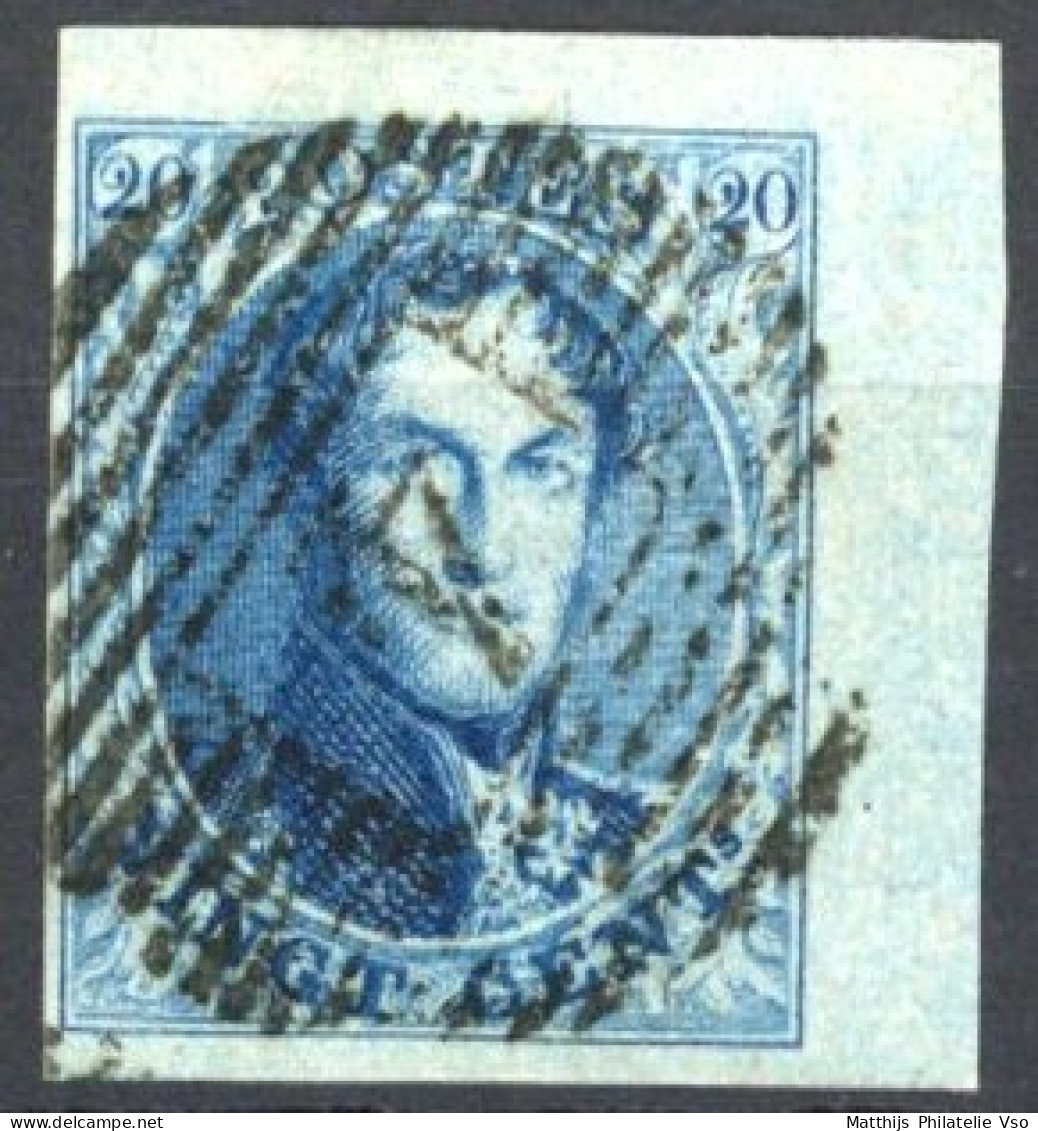 [O SUP] N° 11 (Pl. II), Belles Marges Et Coin De Feuille - Belle Obl 'P4' Anvers. Phénomène - 1858-1862 Medaillen (9/12)