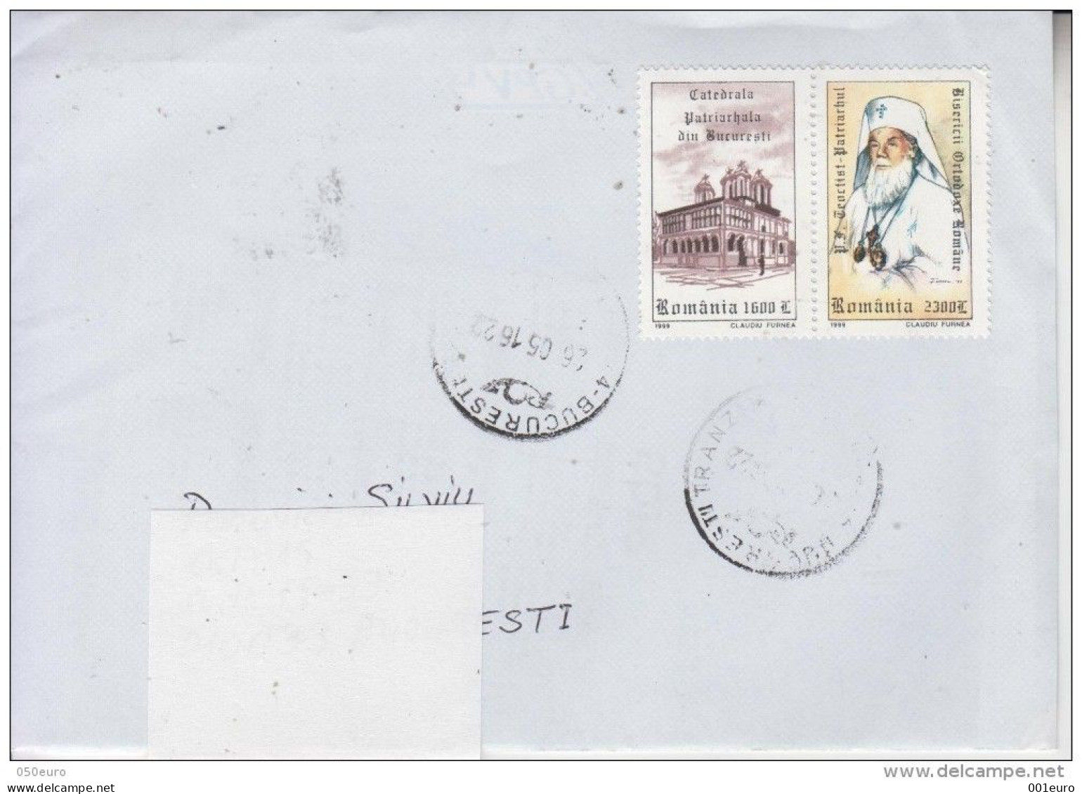 ROMANIA : CHURCH & PATRIARCH Cover Circulated In ROMANIA #381154170 - Registered Shipping! - Covers & Documents