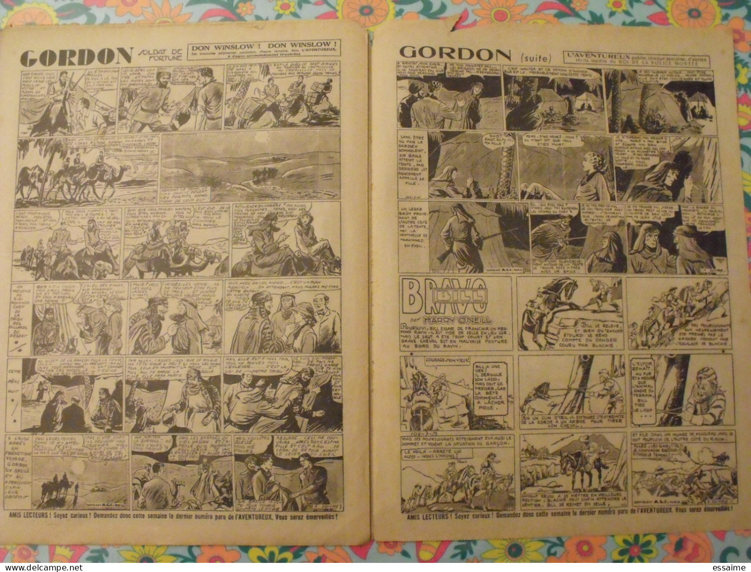 5 N° De Hurrah ! De 1937. Brick Bradford, Dick L'intrépide, Le Roi De La Police Montée, Gordon. A Redécouvrir - Hurrah