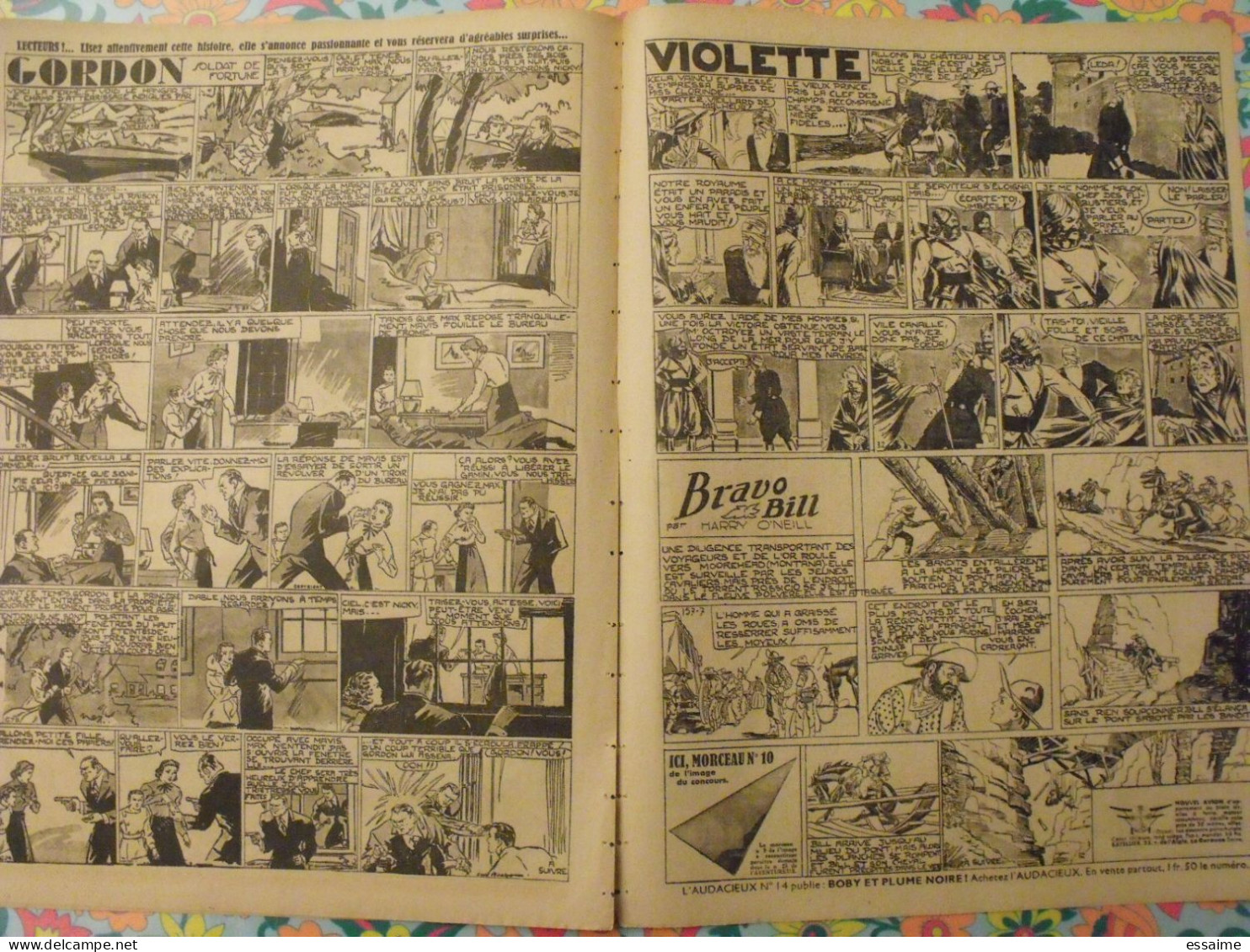 5 N° De Hurrah ! De 1938. Brick Bradford, Dick L'intrépide, Le Roi De La Police Montée, Gordon. A Redécouvrir - Hurrah