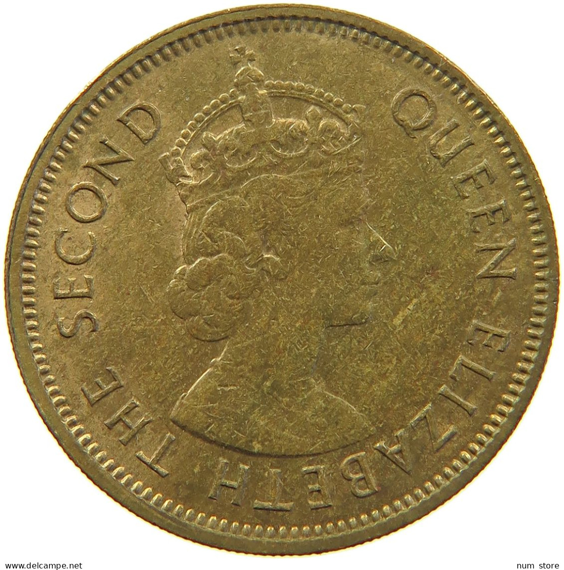 HONG KONG 10 CENTS 1960 ELIZABETH II. (1952-) #MA 065327 - Hong Kong