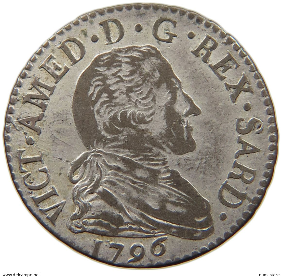 ITALIEN-SARDINIEN 20 SOLDI 1796 VITTORIO AMADEO III., 1773-1796. #MA 008542 - Piemonte-Sardegna, Savoia Italiana