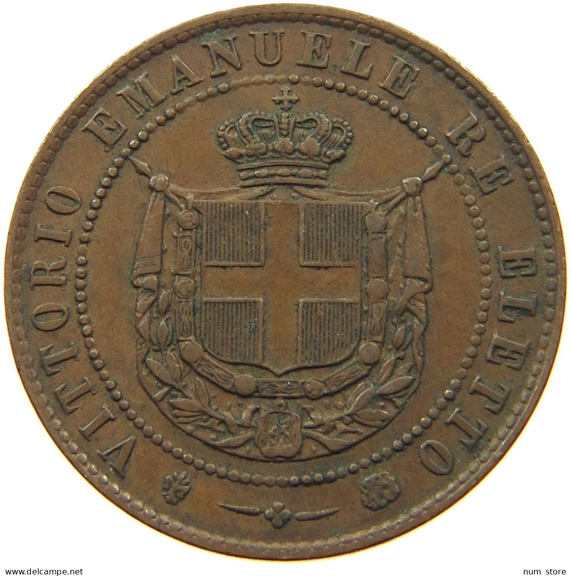 ITALY TOSCANA 5 CENTESIMI 1859 VITTORIO EMANUELE II #MA 003097 - Toscane