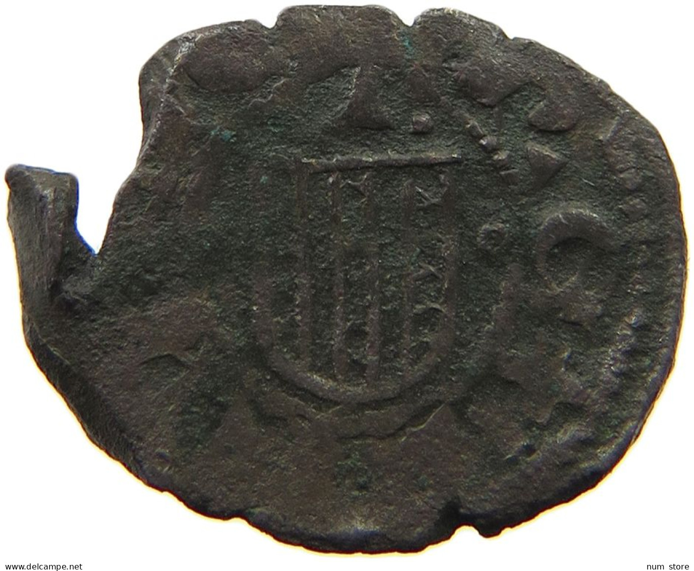 ITALY SIZILIEN DENARO 1416-1458 ALFONS VON ARAGON 1416-1458, FEHLPRÄGUNG #MA 004707 - Sicilië