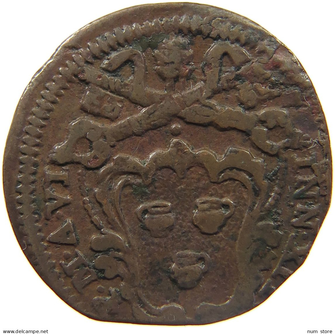 ITALY ROMAN REPUBLIC QUATTRINO AN 6 INNOCENT XII (1691-1700) #MA 024482 - Autres & Non Classés