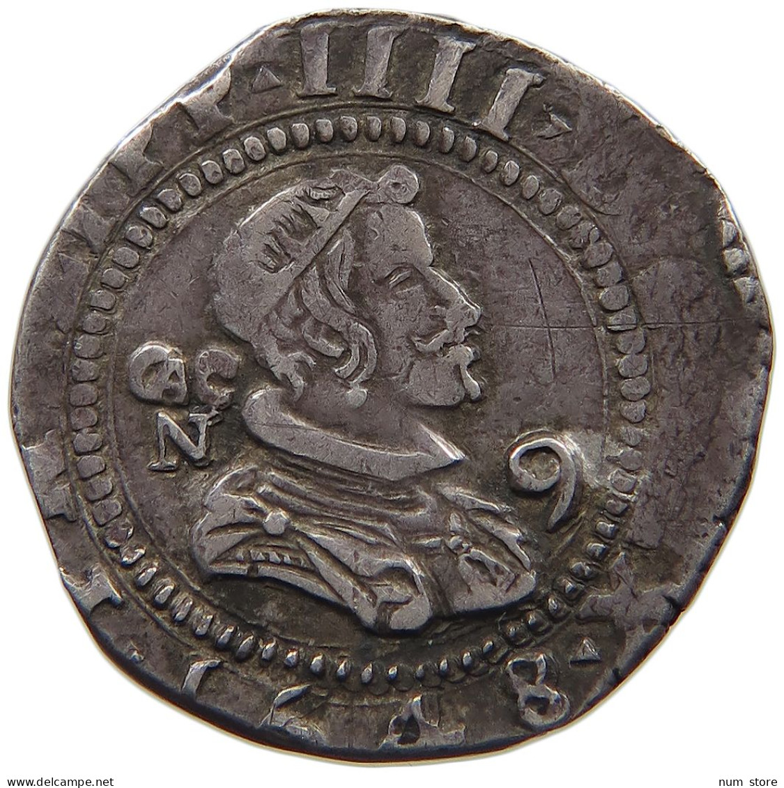 ITALY NAPLES 15 GRANA 1648 FELIPE IV. 1621-1665 #MA 024268 - Neapel & Sizilien