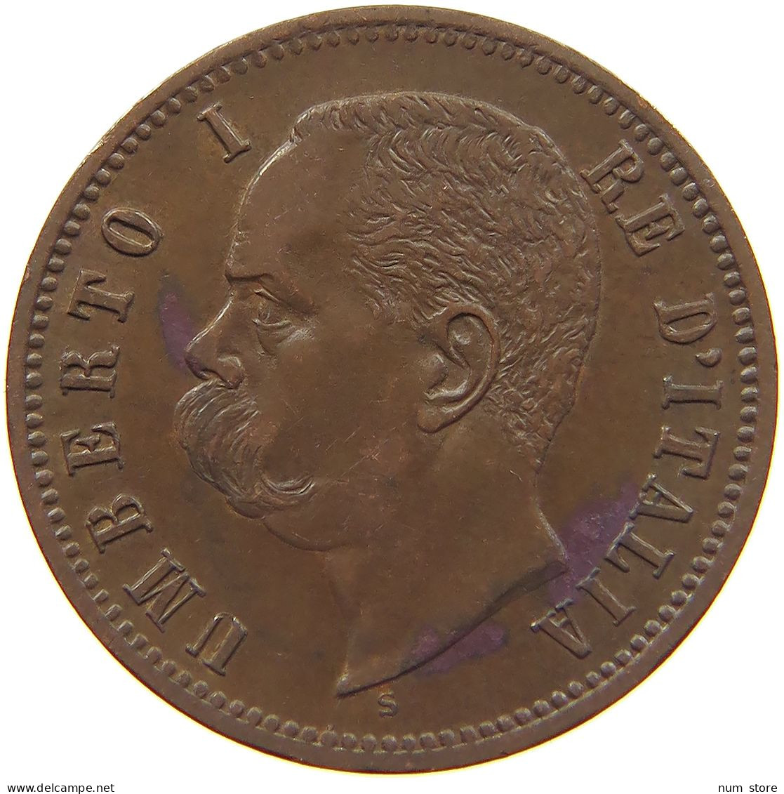 ITALY 2 CENTESIMI 1900 R UMBERTO I. 1878-1900 #MA 022590 - 1878-1900 : Umberto I