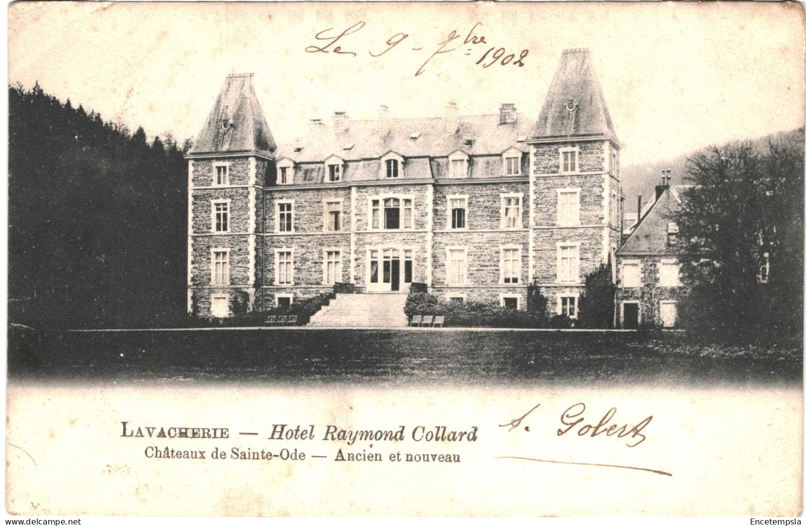 CPA Carte Postale Belgique  Sainte Ode  Lavacherie Hôtel Raymond Collard 1902  VM73908ok - Sainte-Ode