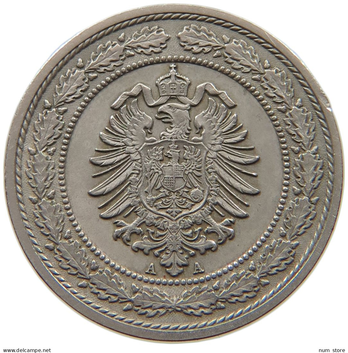 KAISERREICH 20 PFENNIG 1887 A  #MA 001531 - 20 Pfennig