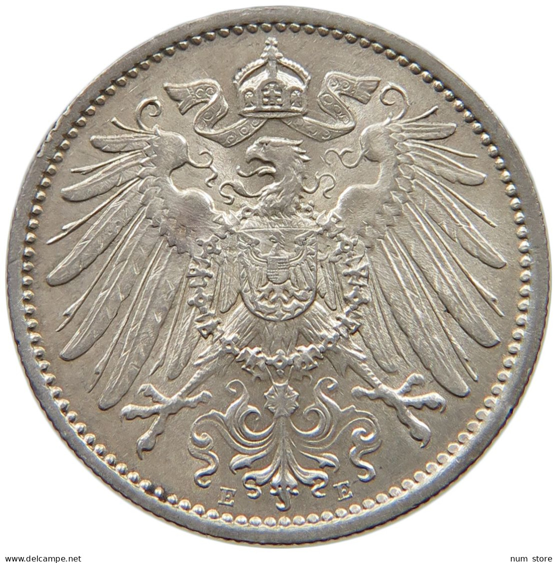 KAISERREICH 1 MARK 1914 E WILHELM II., 1888-1918 #MA 006764 - 1 Mark