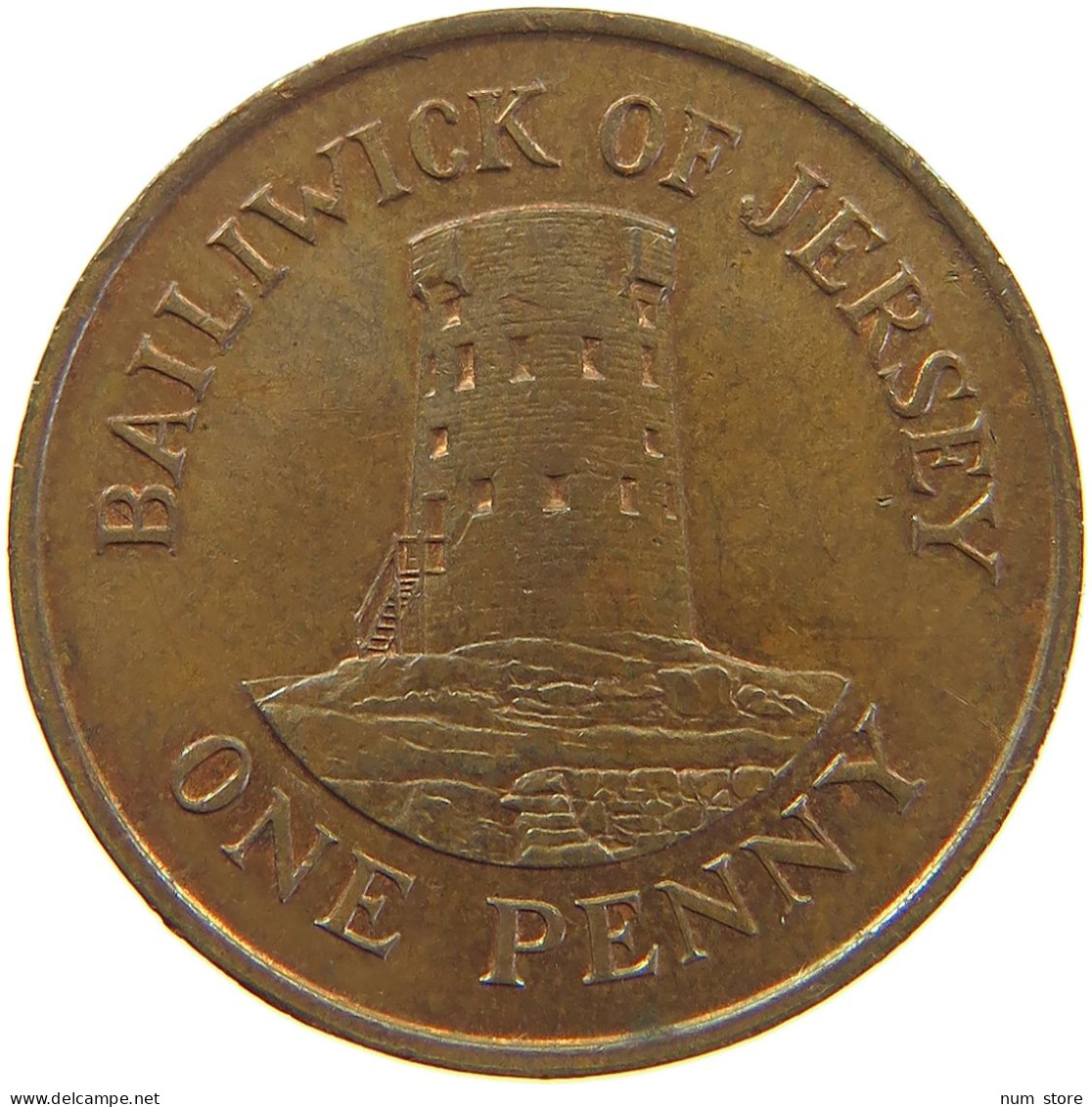 JERSEY PENNY 1984 ELIZABETH II. (1952-) #MA 064956 - Jersey