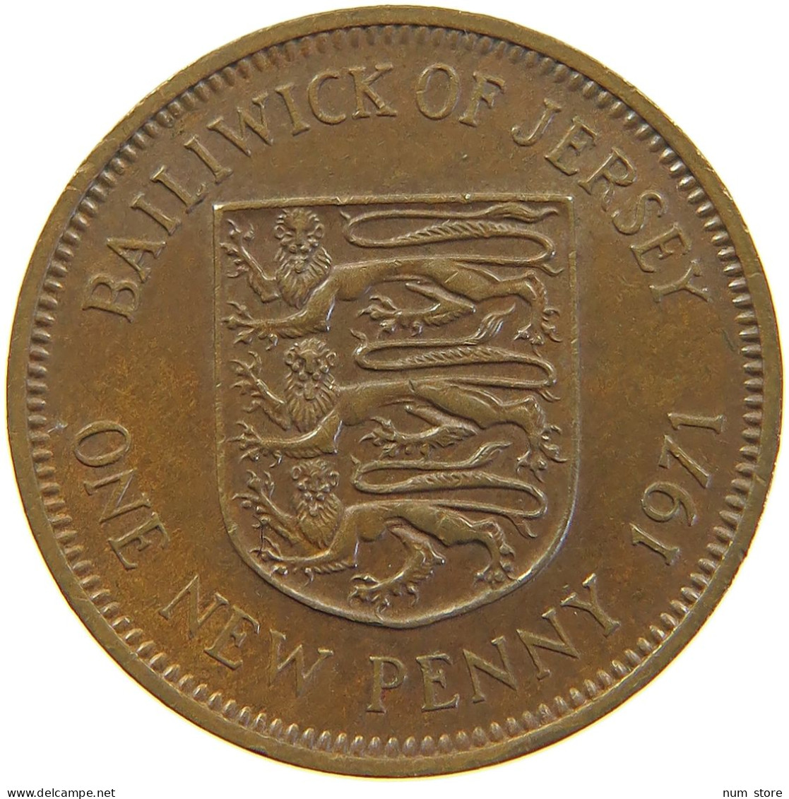 JERSEY PENNY 1971 ELIZABETH II. (1952-) #MA 064953 - Jersey