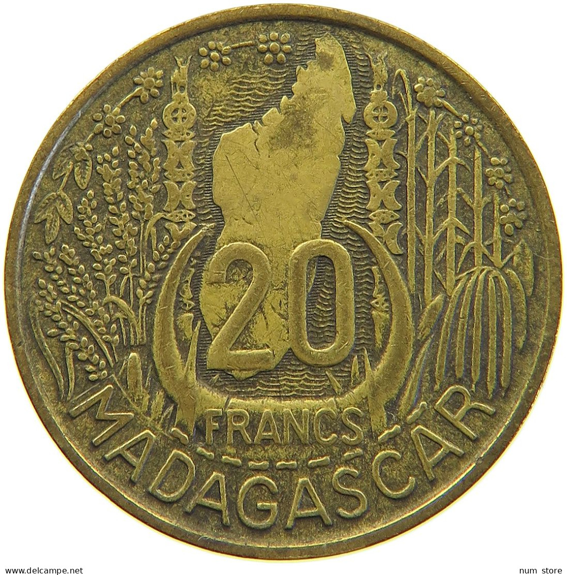 MADAGASCAR 20 FRANCS 1953  #MA 065862 - Madagaskar