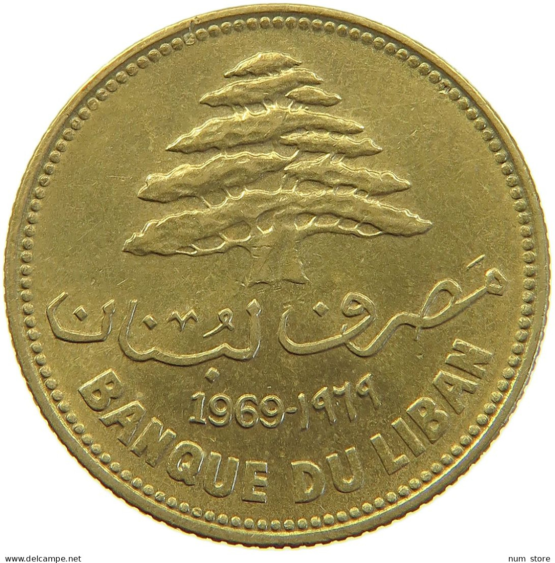 LEBANON 25 PIASTRES 1969  #MA 066194 - Libanon