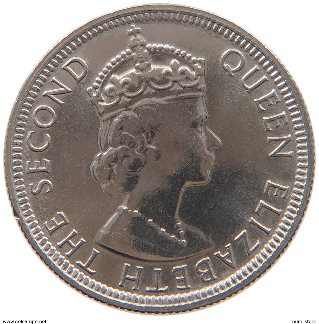 MAURITIUS 1/4 RUPEE 1978 ELIZABETH II. (1952-) #MA 065876 - Mauritius