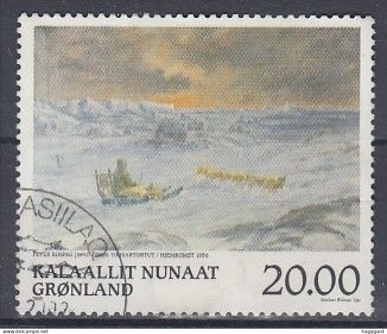 Greenland 1999. Painting By Rosing. Michel 337. Used - Used Stamps