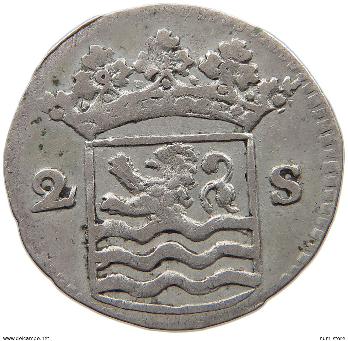 NETHERLANDS ZEELAND 2 STUIVERS 1732  #MA 024293 - Monnaies Provinciales