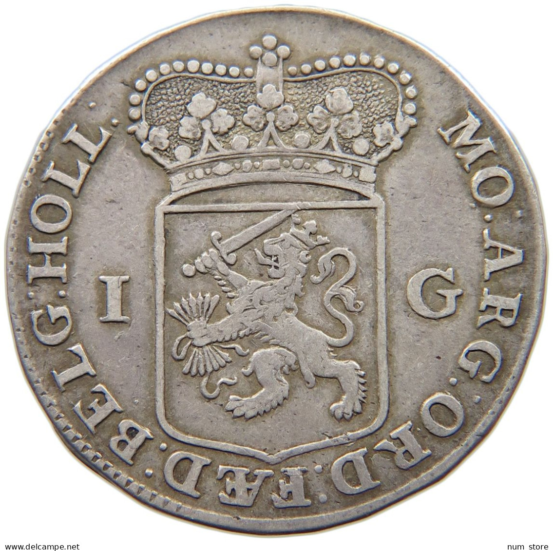 NETHERLANDS HOLLAND GULDEN 1749  #MA 006727 - Monedas Provinciales