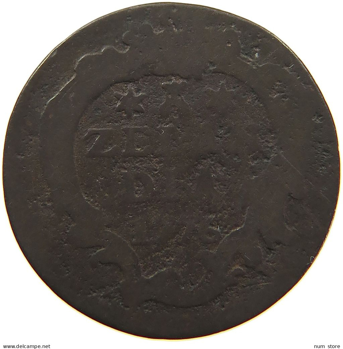 NETHERLANDS ZEELAND DUIT 1776  #MA 064834 - Monedas Provinciales