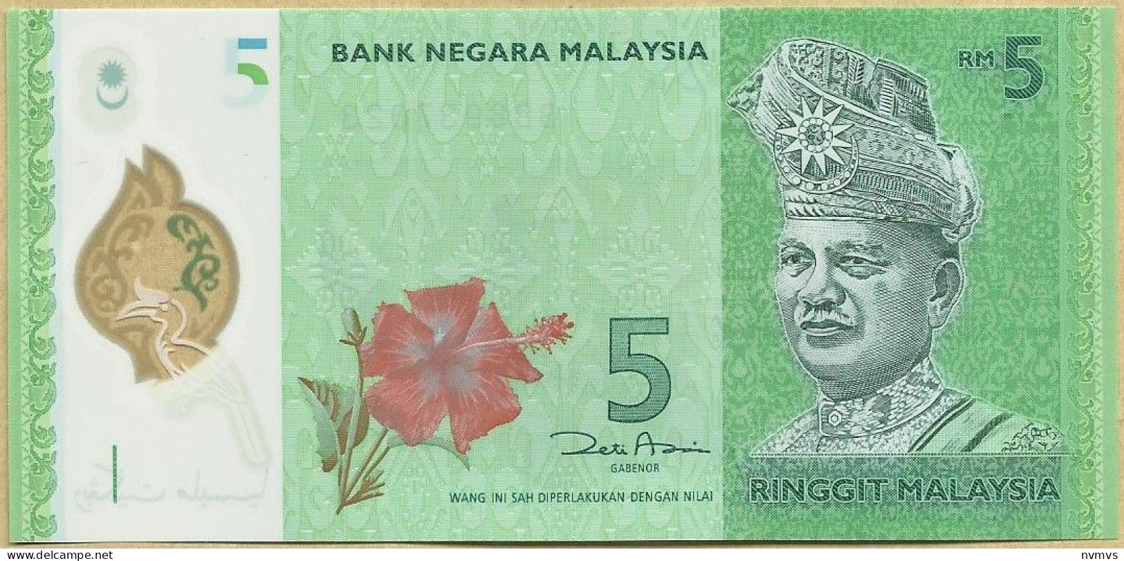 Malasia - 5 Ringgit 2012 - Malaysie