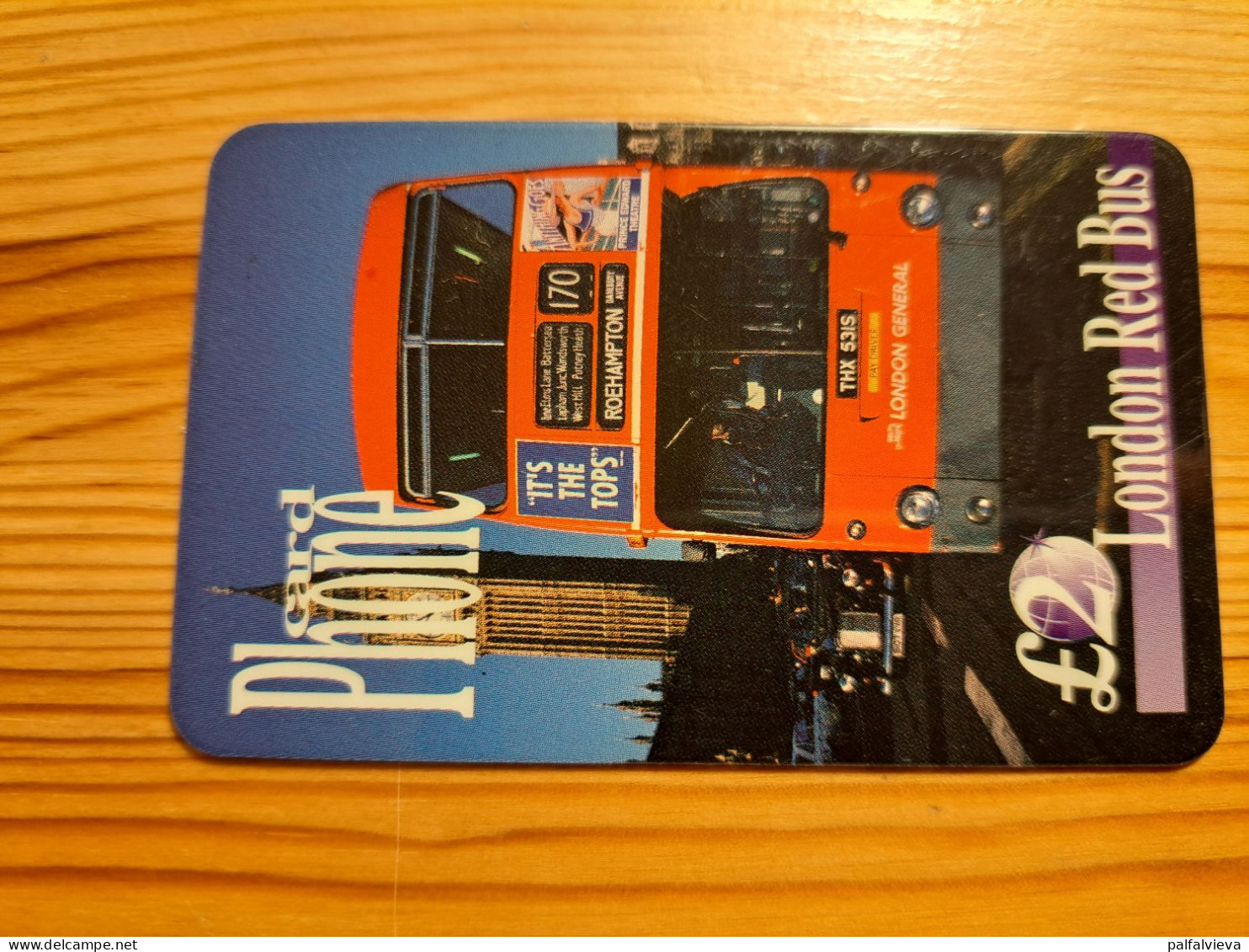Prepaid Phonecard United Kingdom, International Phonecard - London, Red Bus - Bedrijven Uitgaven