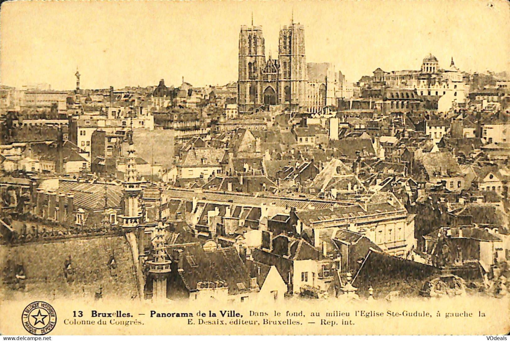 Belgique - Brussel - Bruxelles - Panorama De La Ville - Mehransichten, Panoramakarten