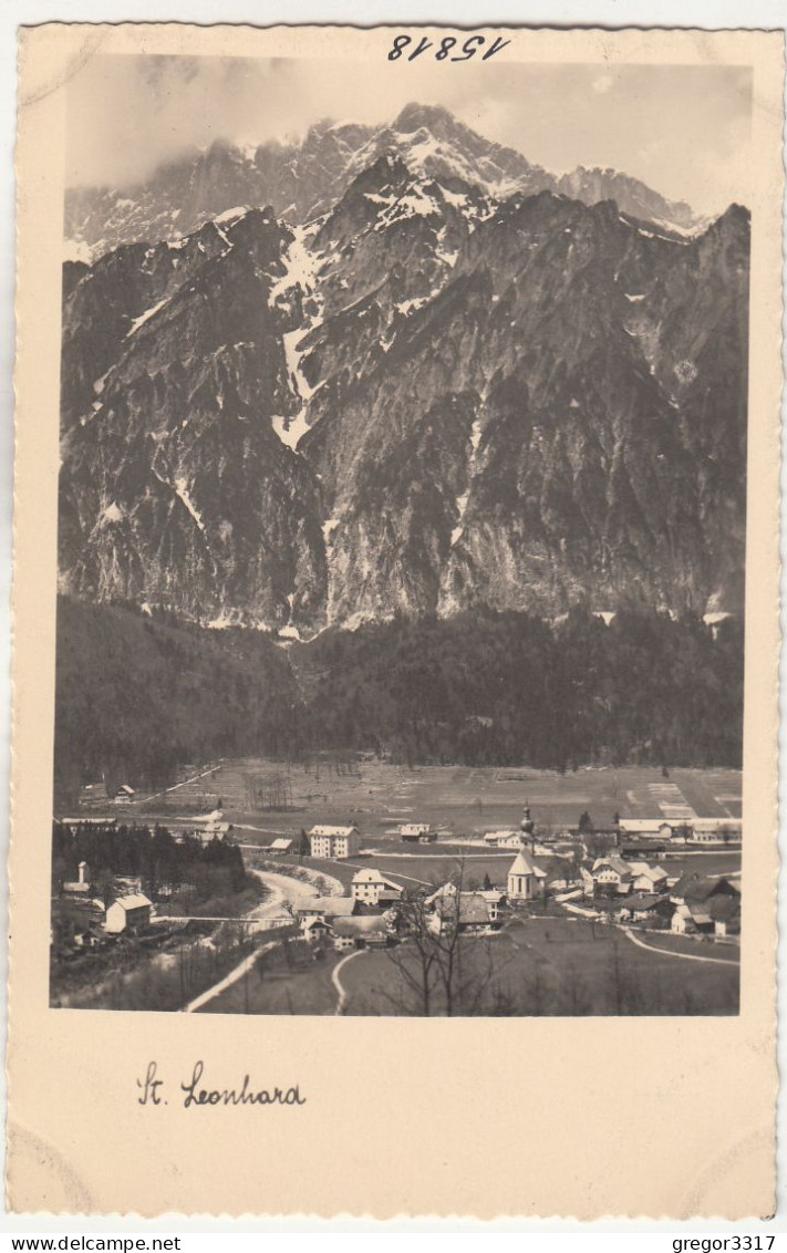 D8337) ST. LEONHARD Bei GRÖDIG Mit Untersberg - Salzburg - Grödig