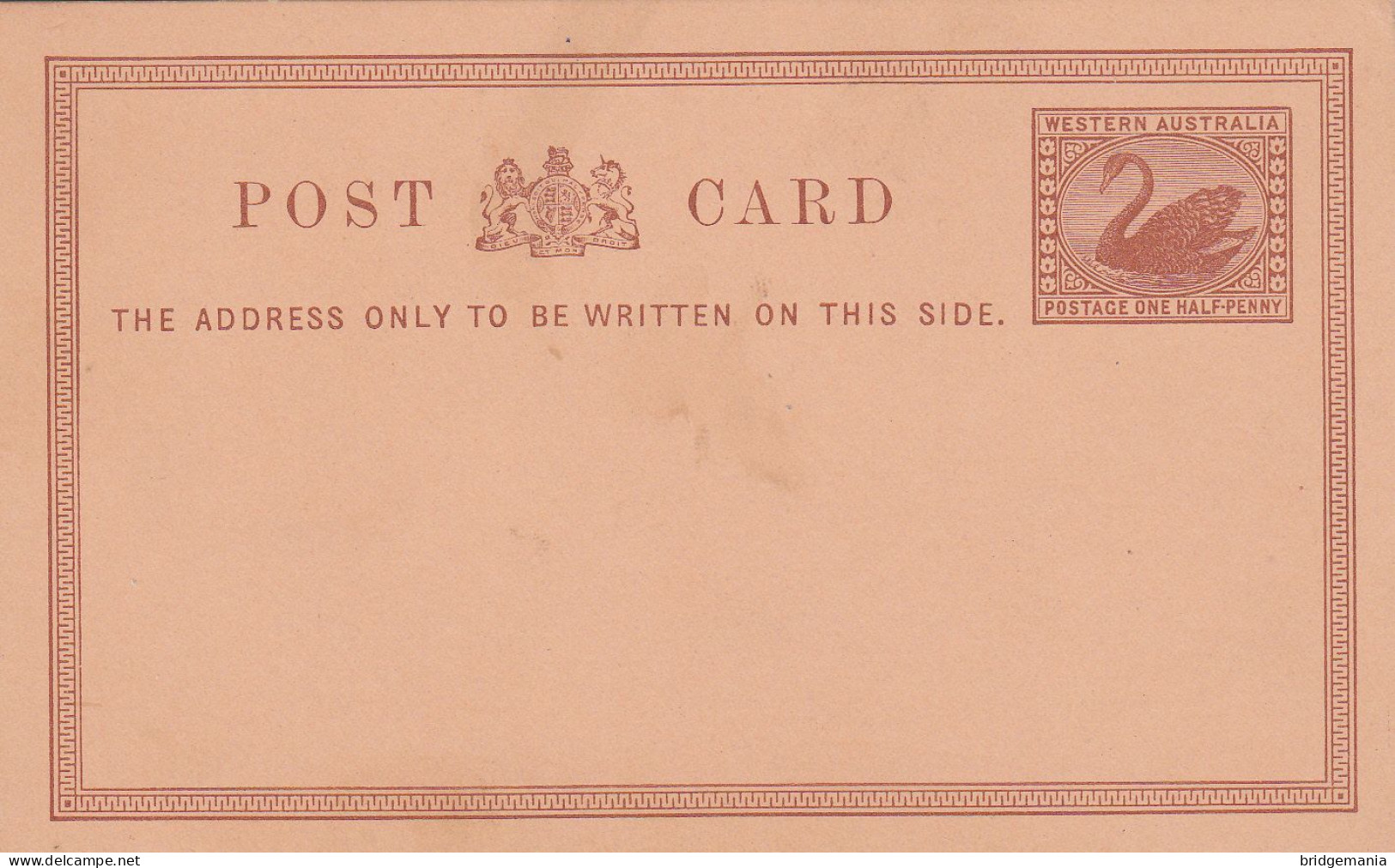 PS161 - OLD NEW POSTAL STATIONERY WESTERN AUSTRALIA 4 PENCE - Ungebraucht