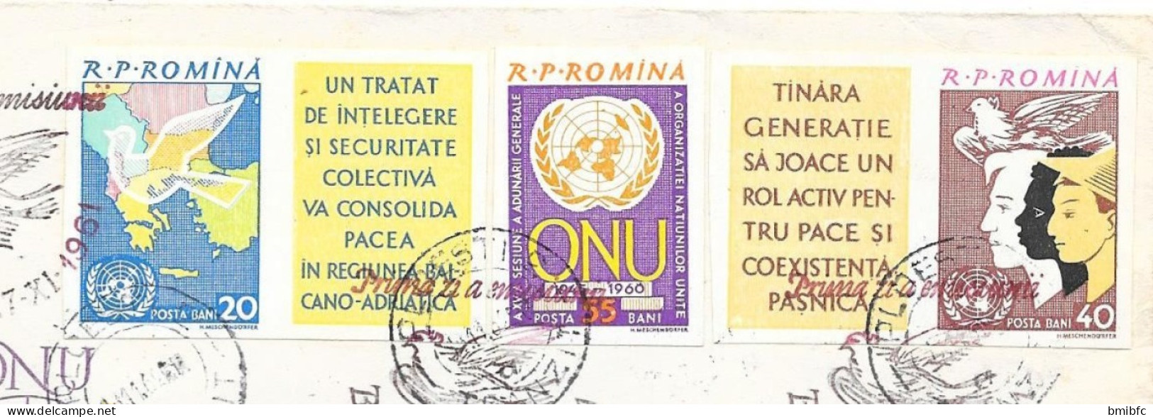 BUCURESTI 27-XI-1961 - PLOESTI - Storia Postale