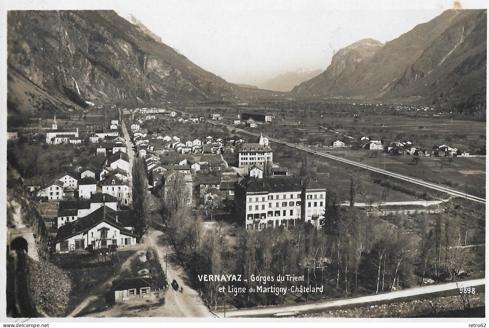 VERNAYAZ ► Gorges Du Trient Et Ligne De Martigny-Chatelard Anno 1949 - Vernayaz