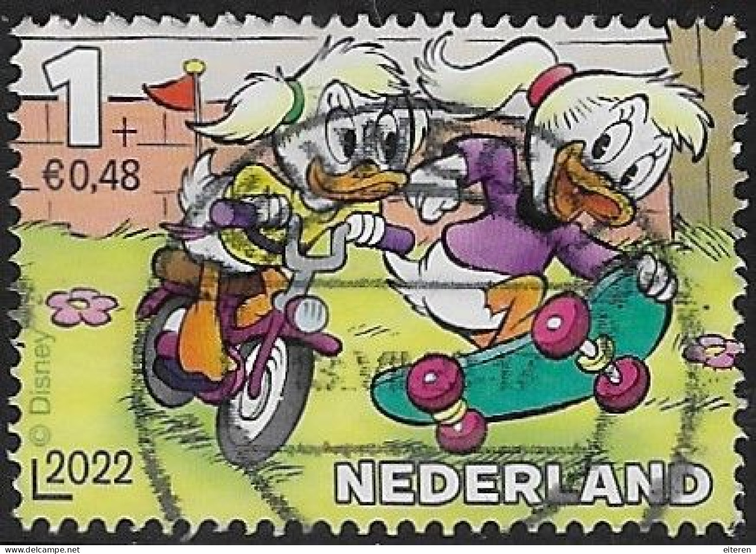 2022 - Kinderpostzegels - Donald Duck - Gebruikt