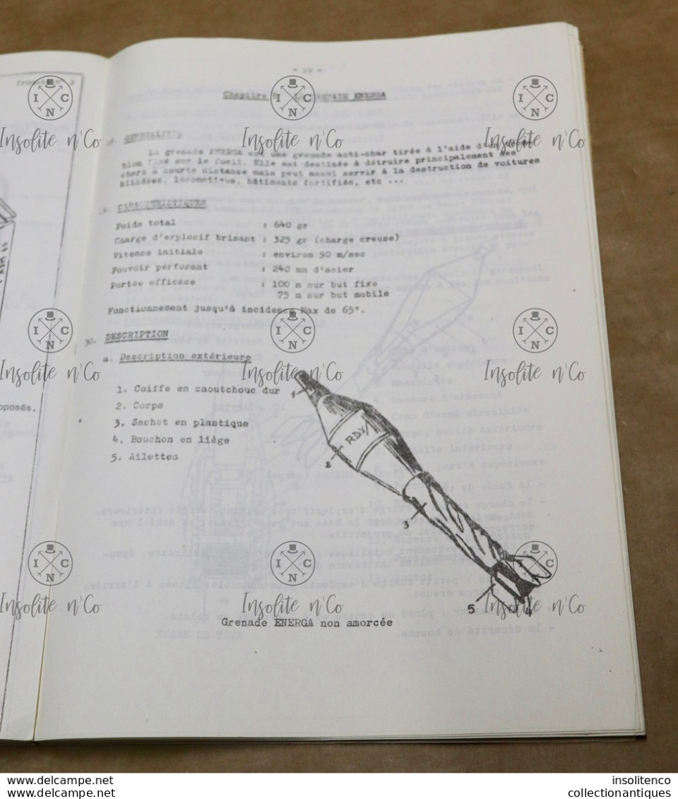 Précis D'armement - Septembre 1969 - Ecole Royale De Gendarmerie - Nombreux Croquis - Candidature Sous-officier - Politie & Rijkswacht