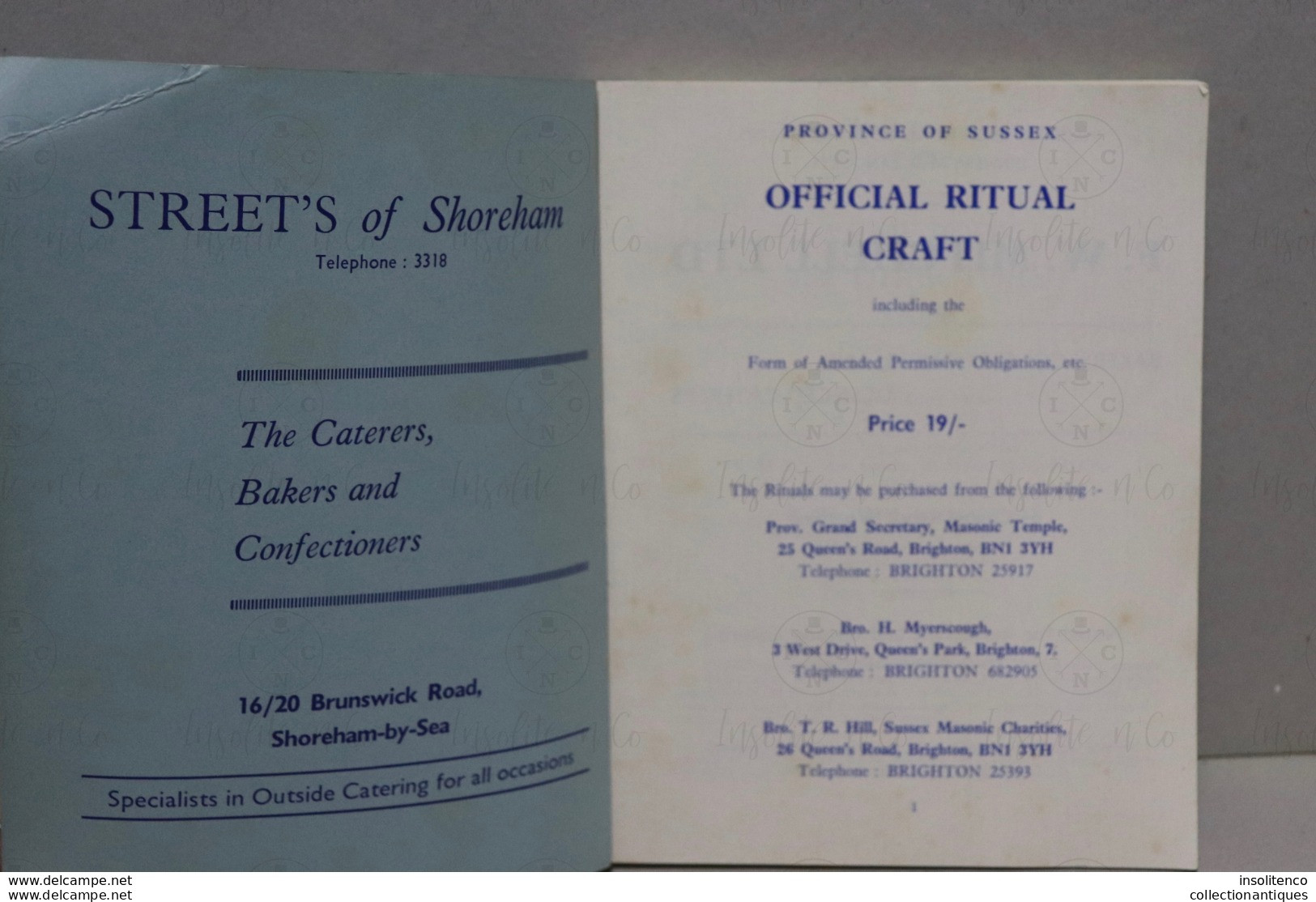 Year Book Sussex Masonic Temple September 1968 To September 1969 - 248 Pages - Espiritualismo