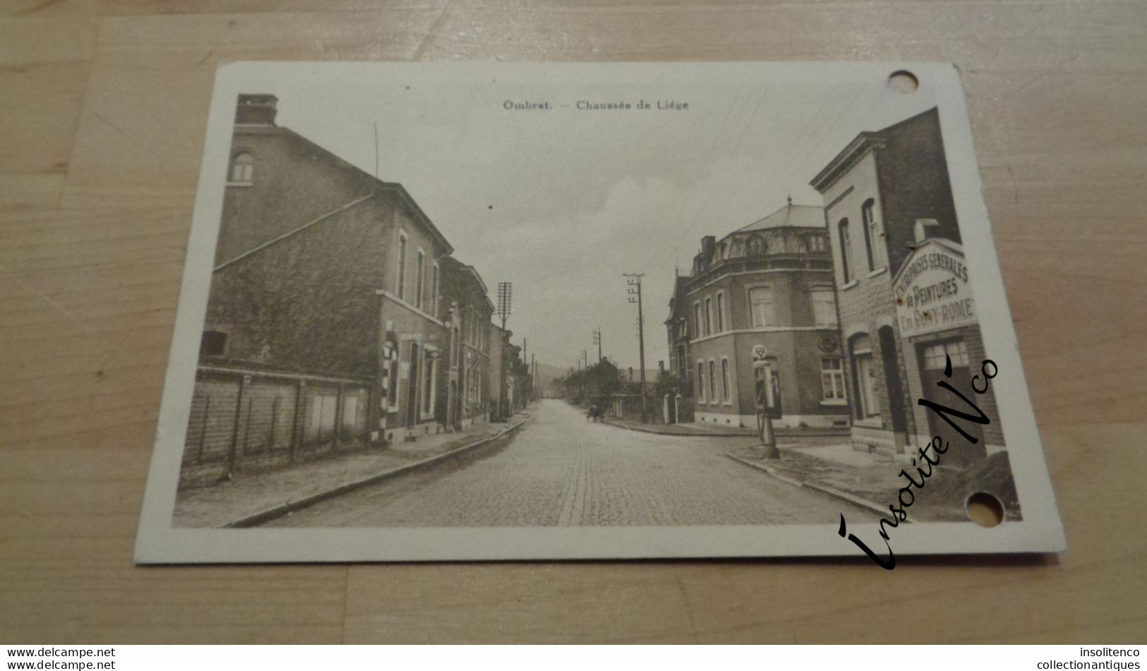 CPA Ombret - Chaussée De Liège - Fonderie De Cloches Causard Slégers - Circulée - 1951 - Divisée - TBE - Amay