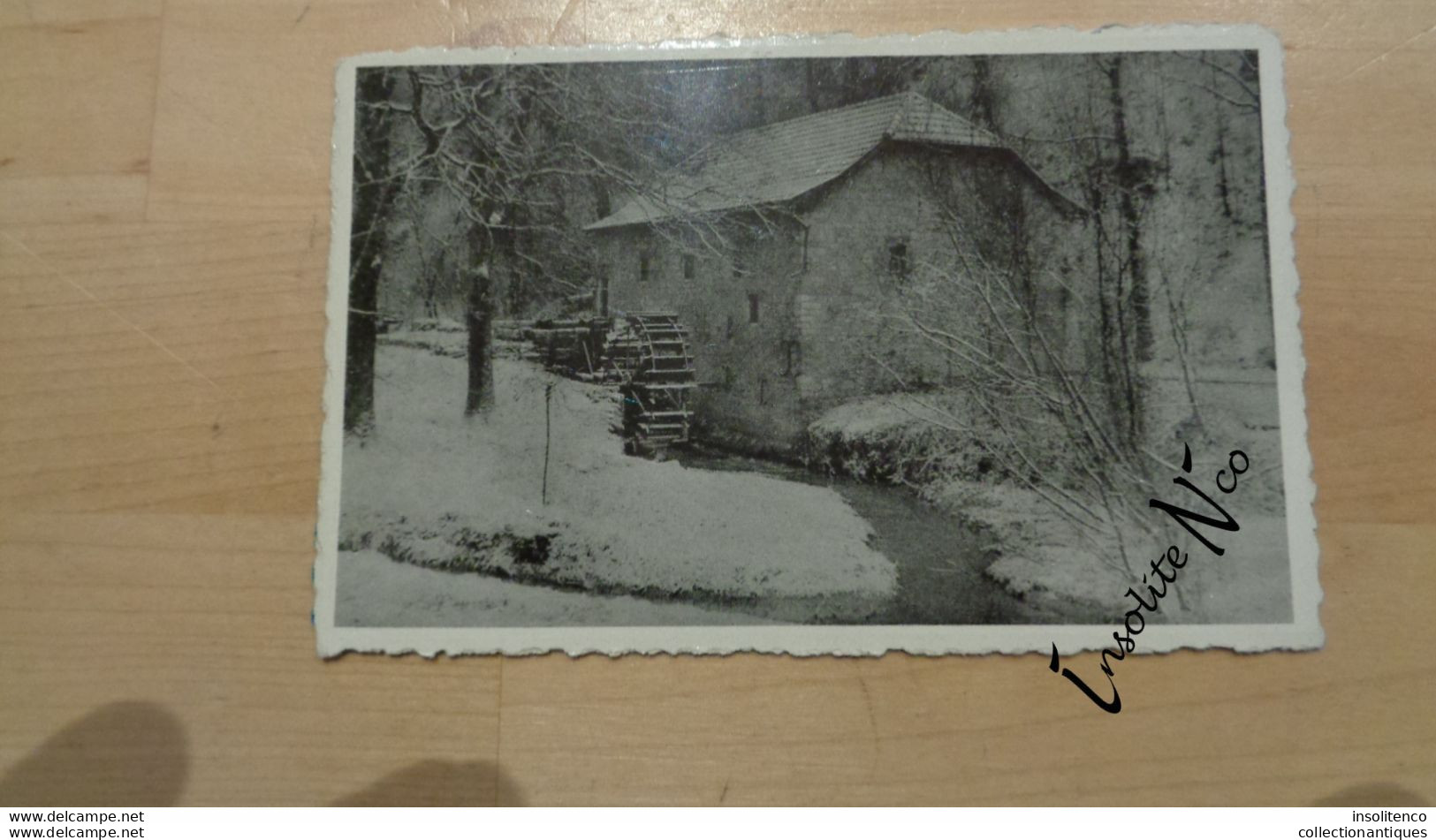 CPA Photographique Onoz - Le Vieux Moulin Sous La Neige - Non Circulée - Divisée - TBE - Jemeppe-sur-Sambre