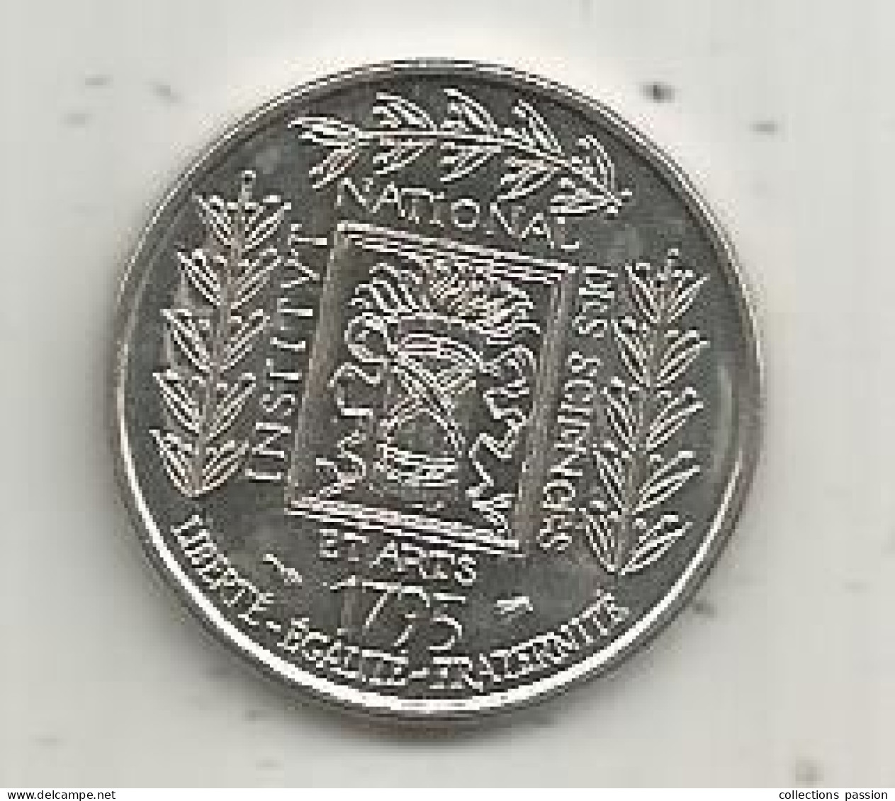 Monnaie, France, 1995, Institut De France, 2 Scans - 1 Franc