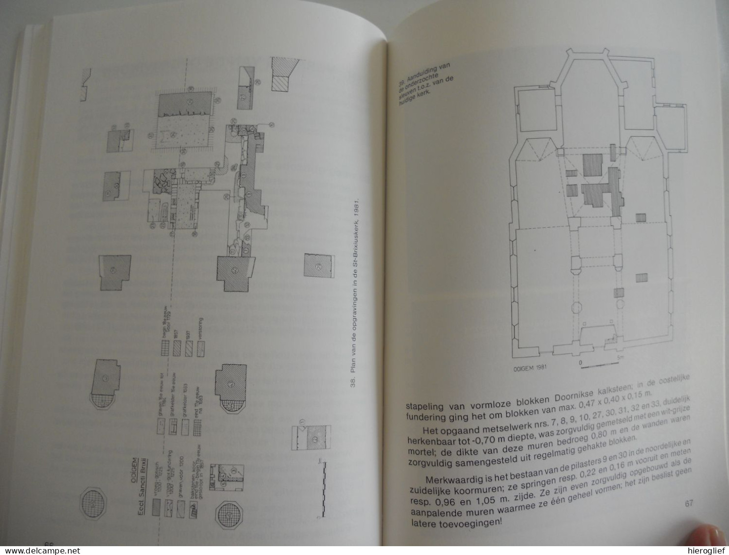 De Sint-Brixiuskerk in OOIGEM geschiedenis opgravingen kunstbezit Wielsbeke archeologie Godfr Danneels Despriet Janssens