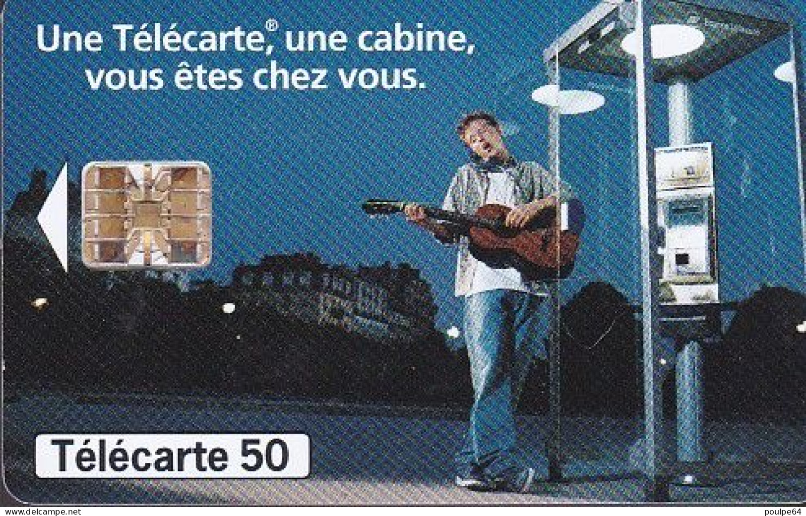 F813A  12/1997 - GUITARE - F.T. - 50 SC7or - (verso : N° Rouges Deux Lignes Centrés) - 1997