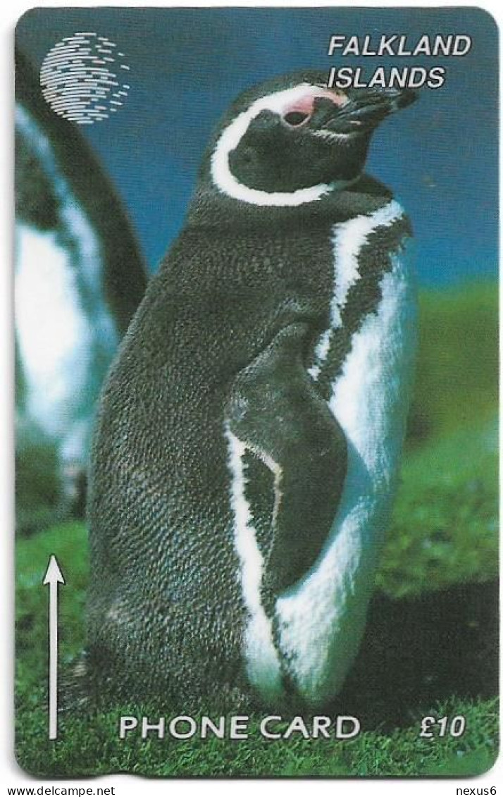 Falklands - C&W (GPT) - Jackass Penguin, 184CFKB, 1997, 10.000ex, Used - Falkland