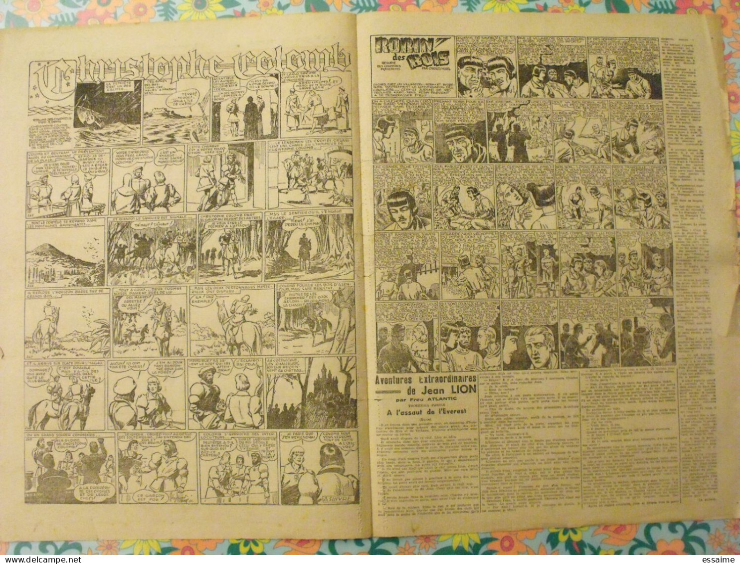 5 Numéros De L'Audacieux De 1942. Le Comte De Monte-Cristo, Le Roi Du Far-west, Christophe Colomb. A Redécouvrir - Autres & Non Classés