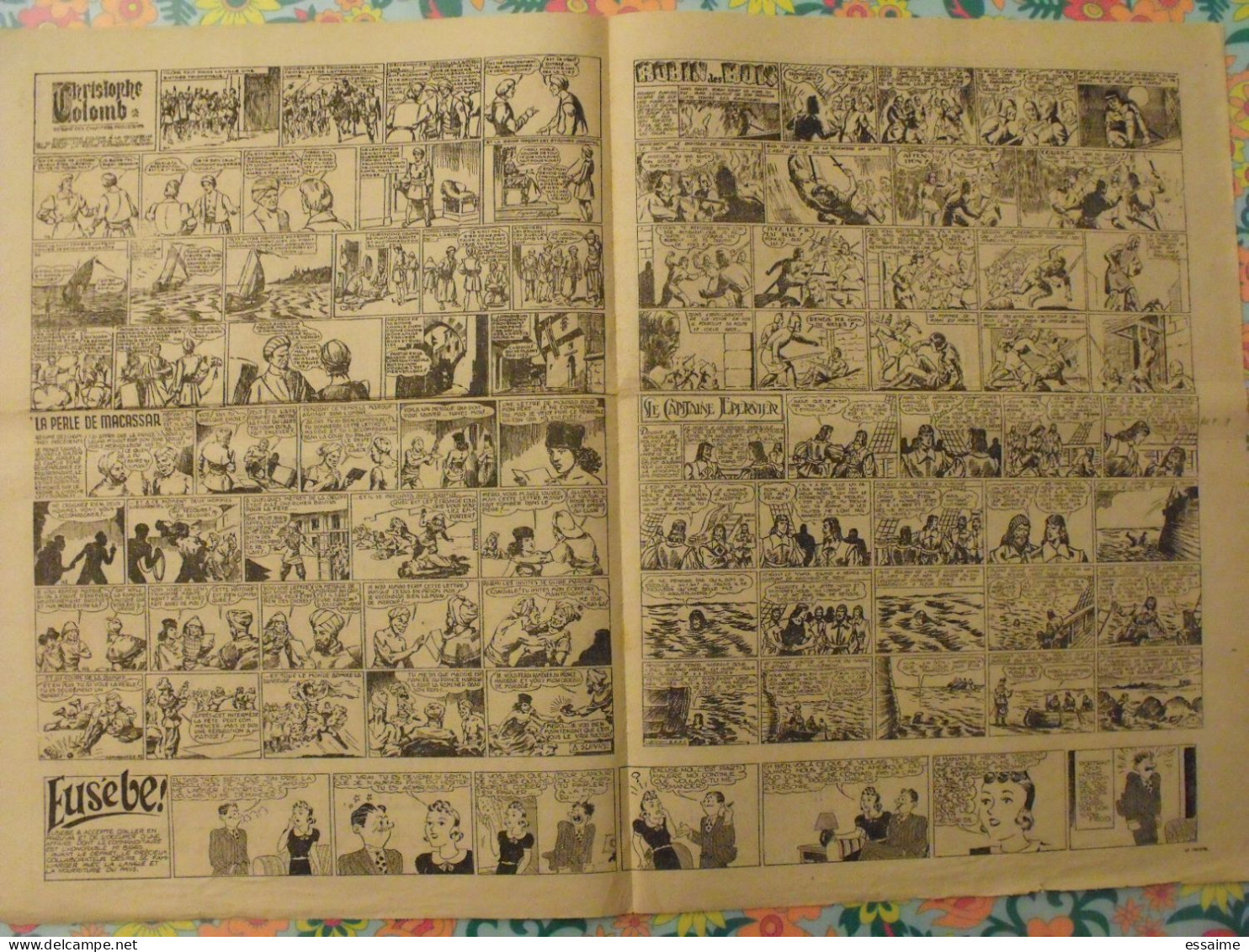 5 numéros de l'Audacieux de 1942. le comte de Monte-Cristo, le roi du far-west, christophe colomb. A redécouvrir