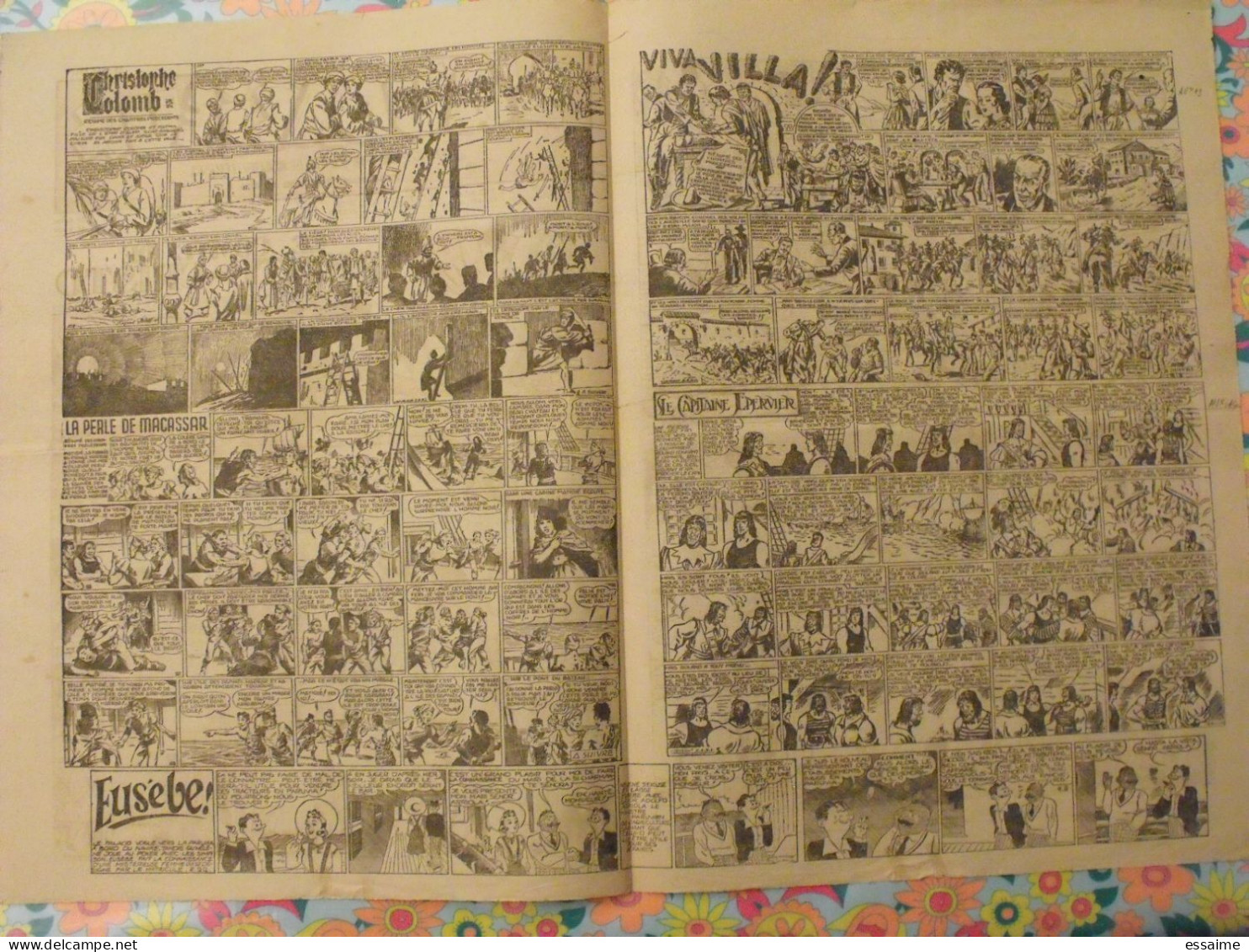 5 numéros de l'Audacieux de 1942. le comte de Monte-Cristo, le roi du far-west, christophe colomb. A redécouvrir