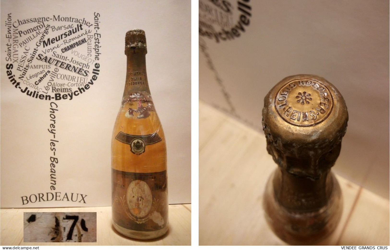 Roederer - Cuvée Cristal 1979 - Champagne - Cuvée Cristal - 1 X 75 Cl - Blanc Effervescent - Champagne & Mousseux