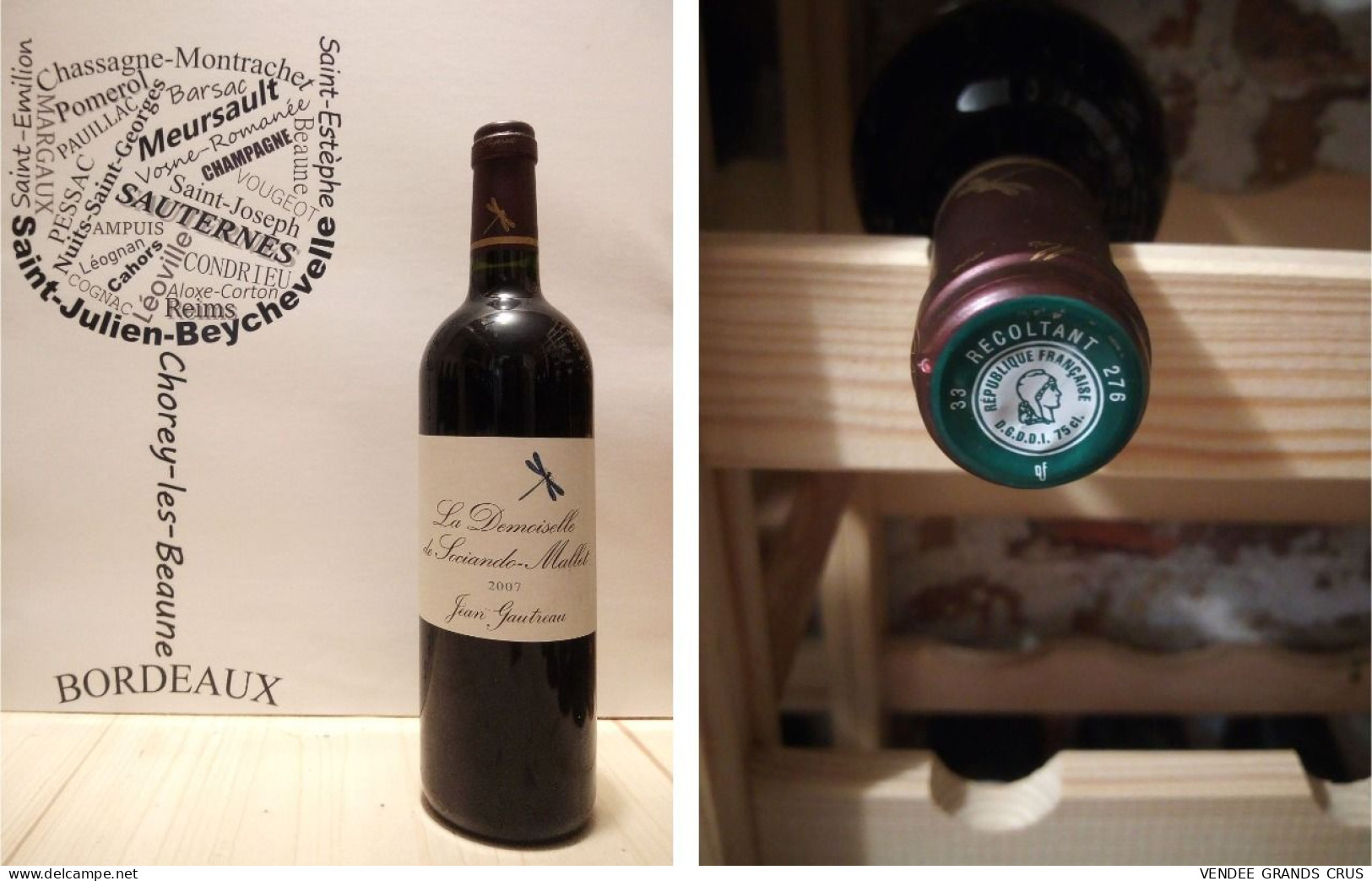 Château Sociando-Mallet - La Demoiselle De Sociando-Mallet 2007 - Haut-Médoc - 1 X 75 Cl - Rouge - Wein