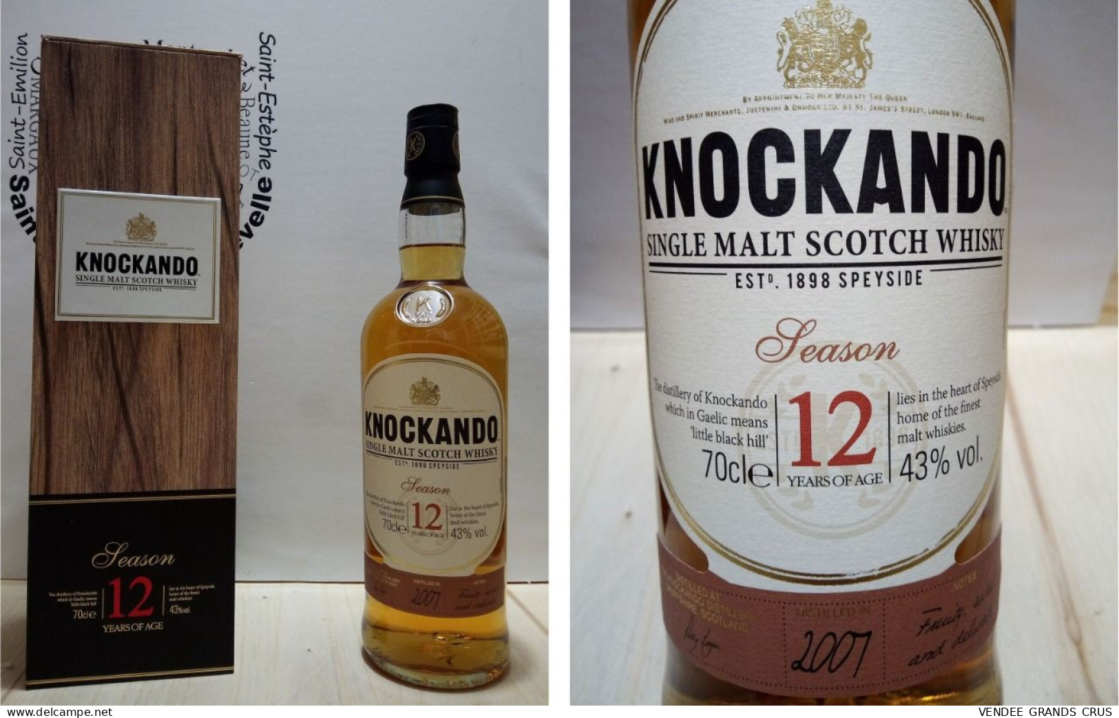 Knockando 12 Ans, Season 43% - Single Malt - Single Malt - 1 X 70 Cl - Ambrée - Whisky