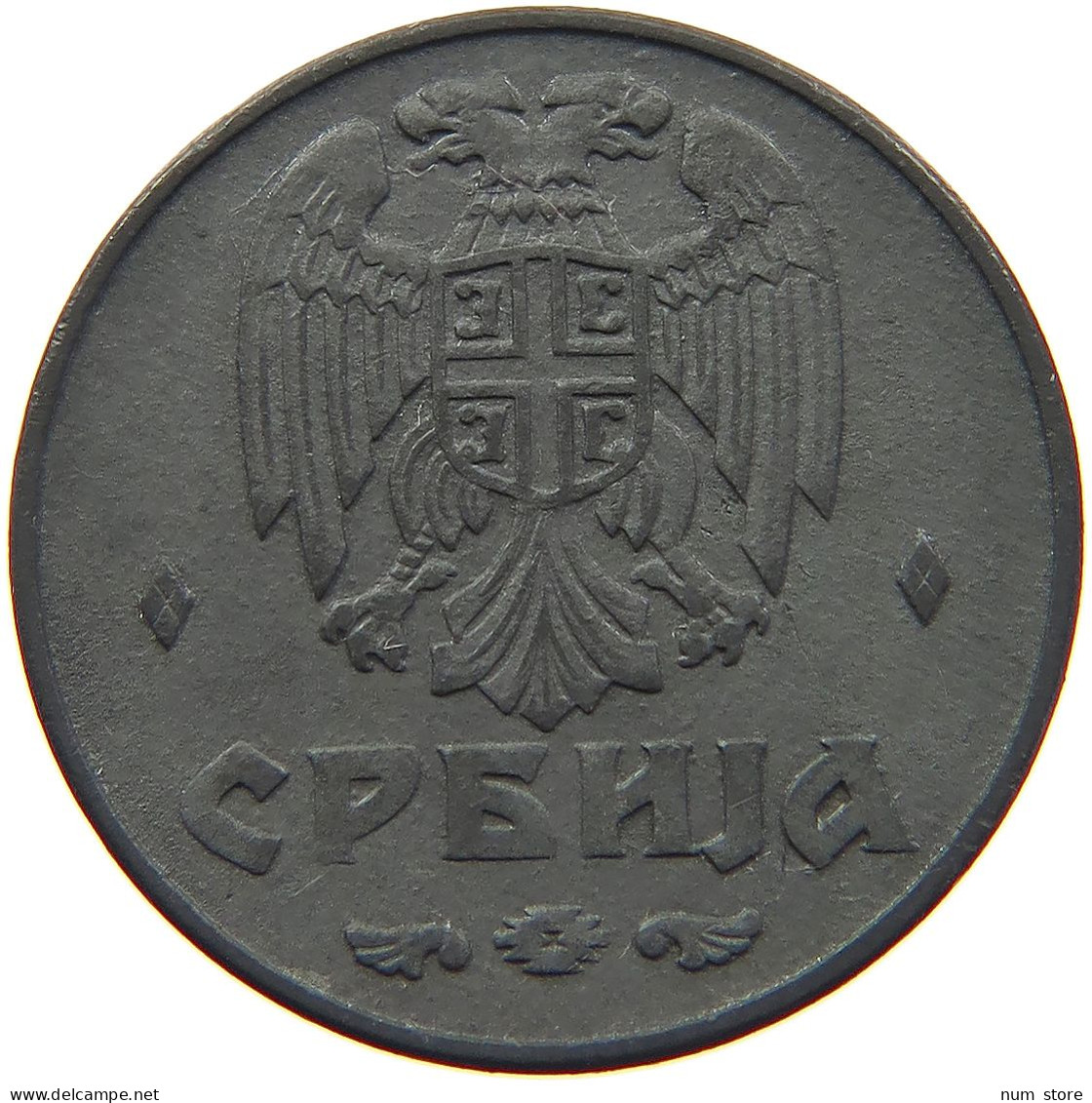 SERBIA DINAR 1942  #MA 067986 - Serbia