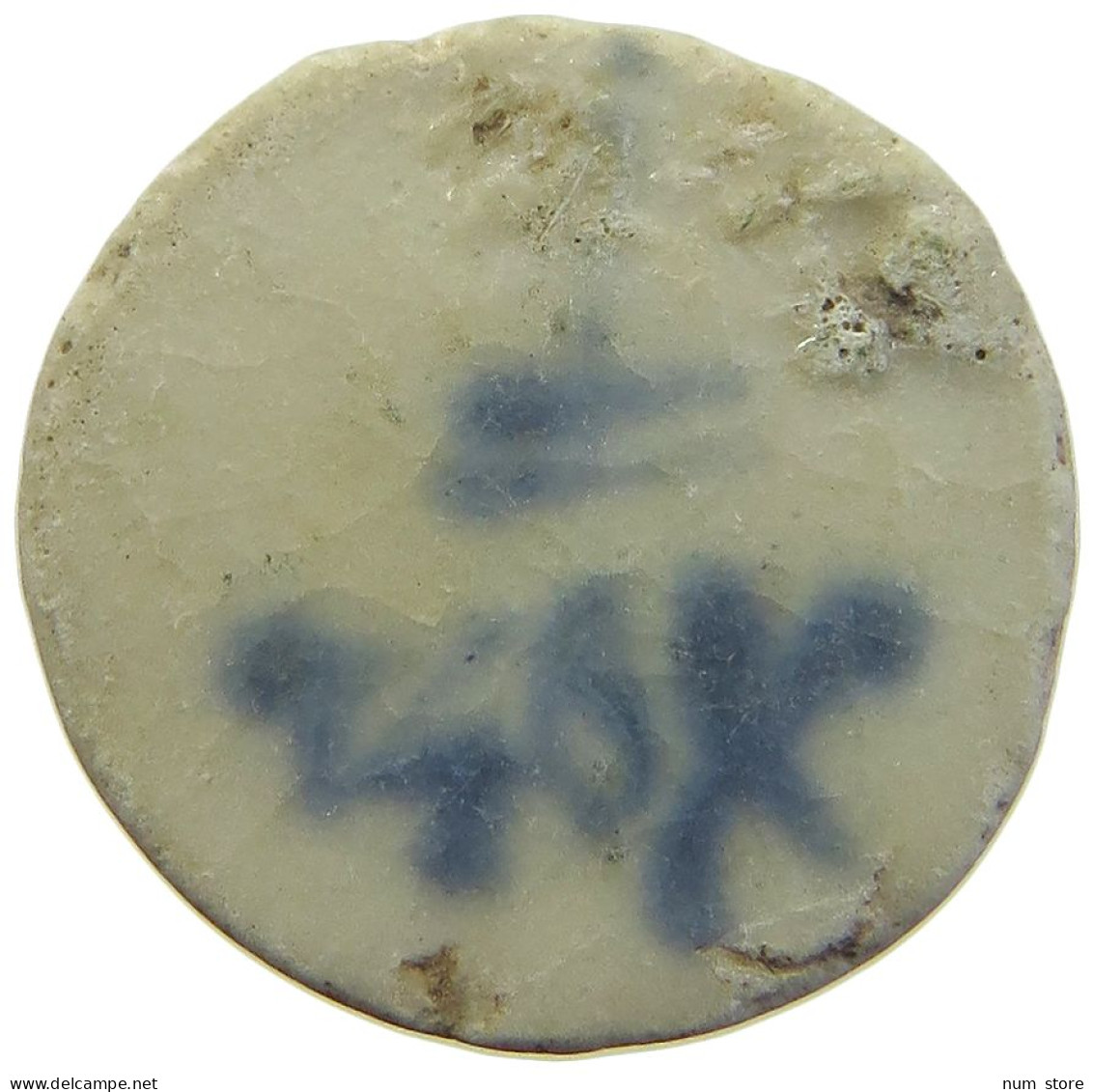 SIAM THAILAND TOKEN  SIAMESE GAMBLING TOKEN PORZELLAN, PORCELAIN #MA 098670 - Thaïlande