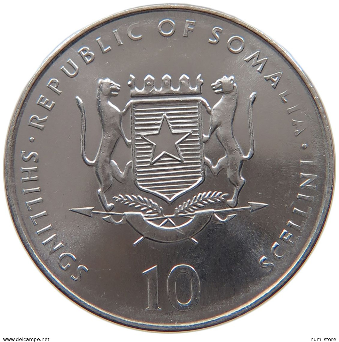 SOMALIA 10 SHILLINGS 2000  #MA 067361 - Somalie